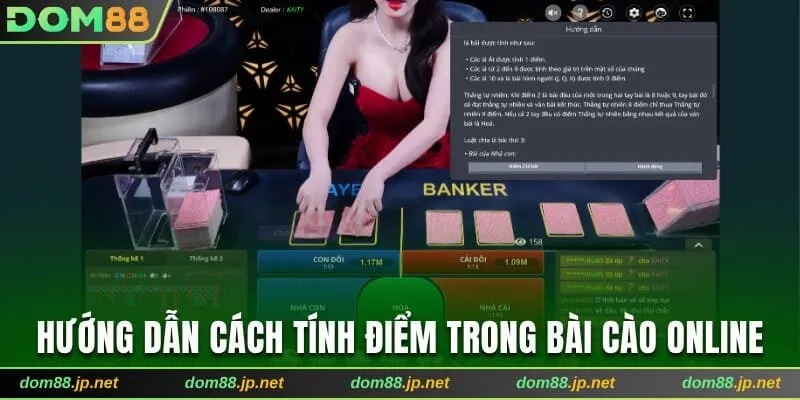 Hướng dẫn cách tính điểm trong bài cào online