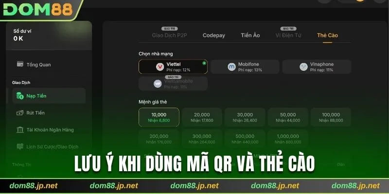 Lưu ý khi dùng mã QR và thẻ cào